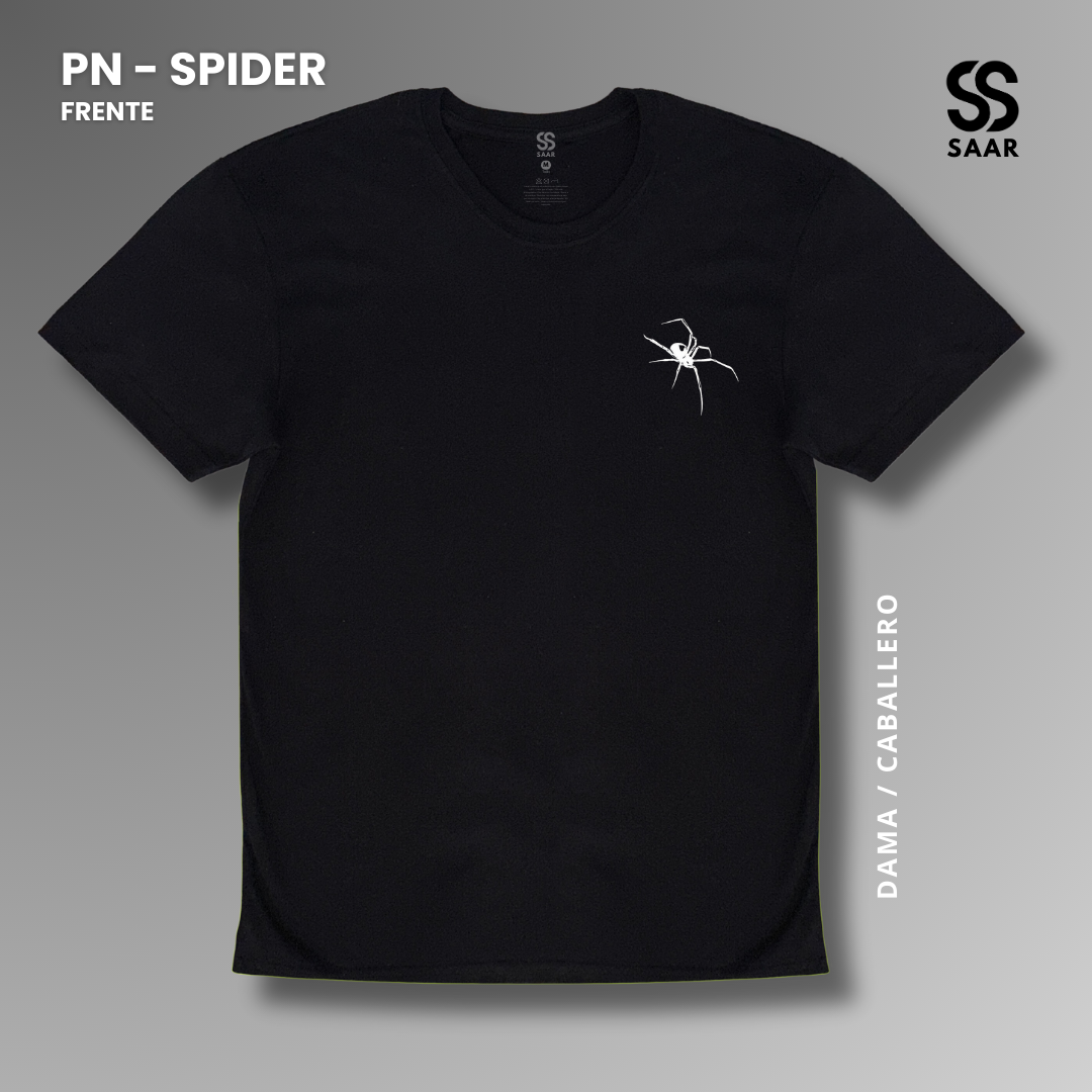 SPIDER | Playera Negra