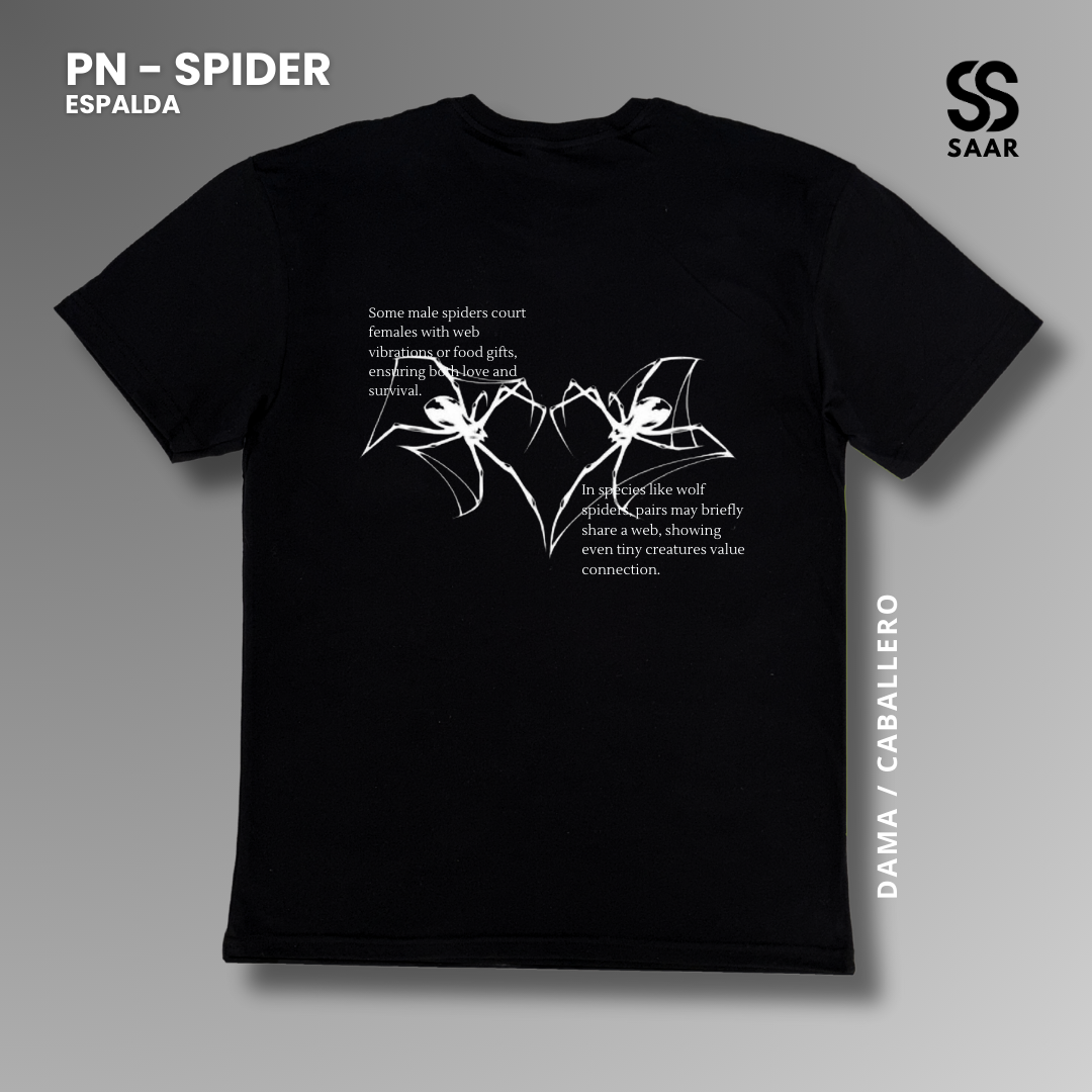 SPIDER | Playera Negra