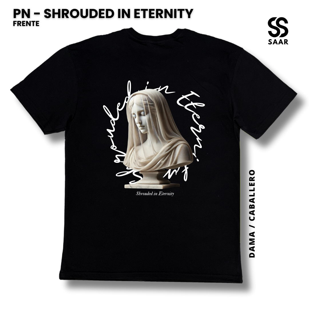SHROUDED IN ETERNITY | Playera Negra