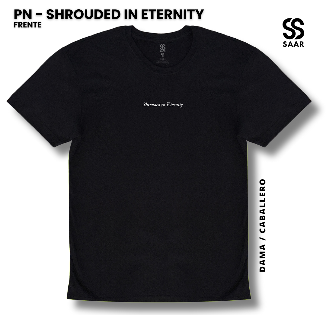 SHROUDED IN ETERNITY | Playera Negra