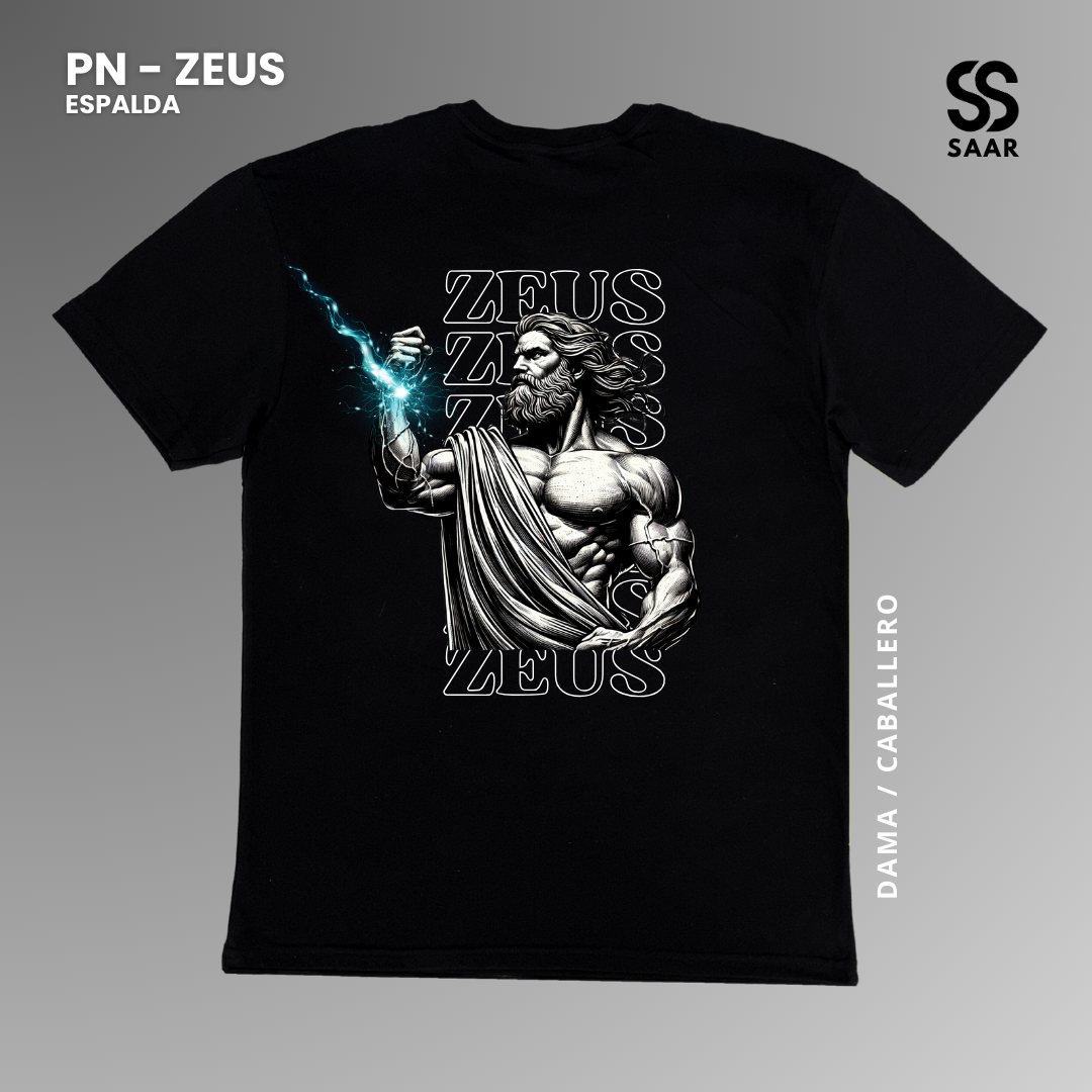 ZEUS | Playera Negra