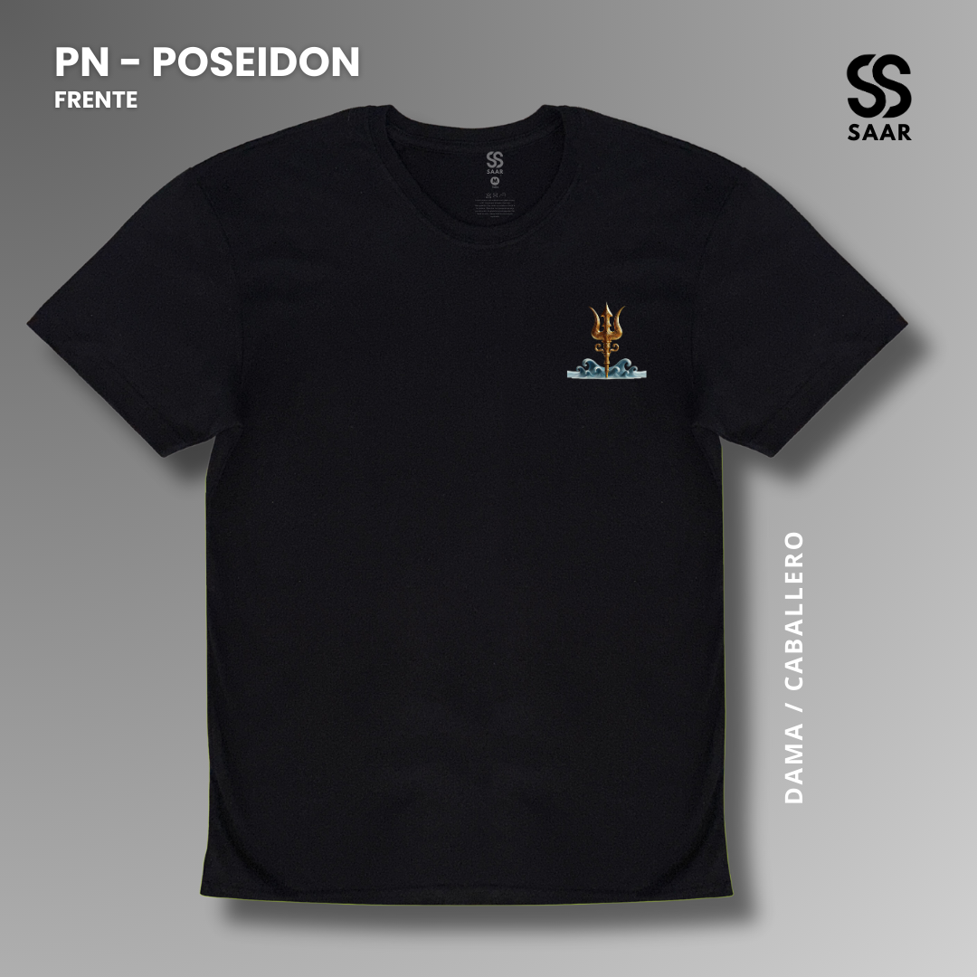 POSEIDON | Playera Negra
