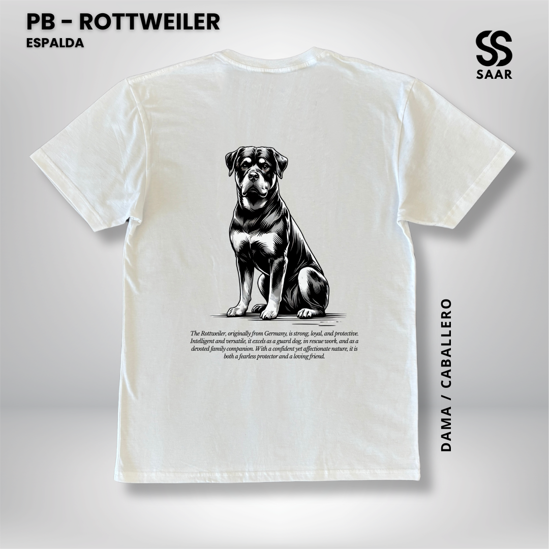 ROTTWEILER | Playera Blanca