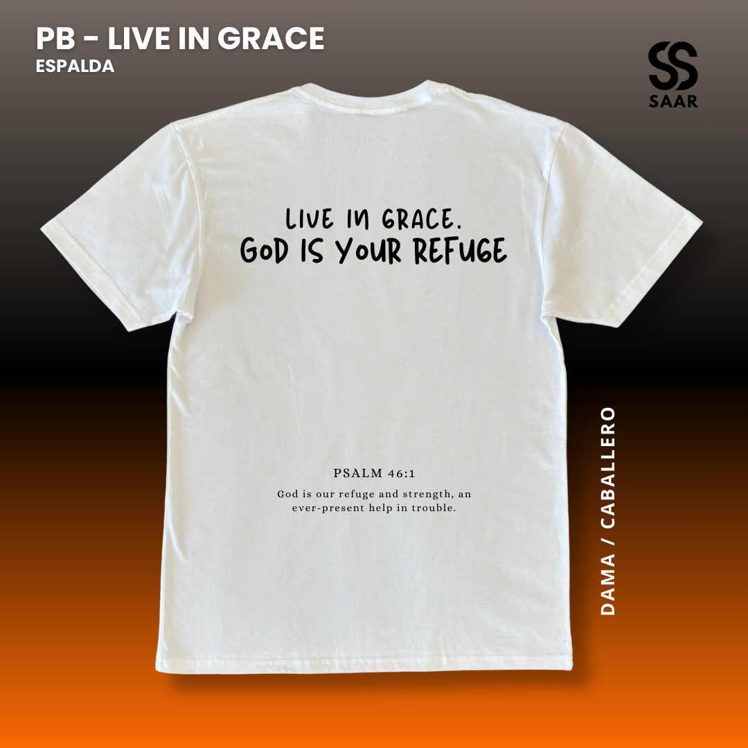 LIVE IN GRACE | Playera Blanca