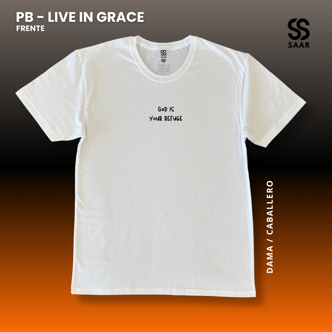 LIVE IN GRACE | Playera Blanca