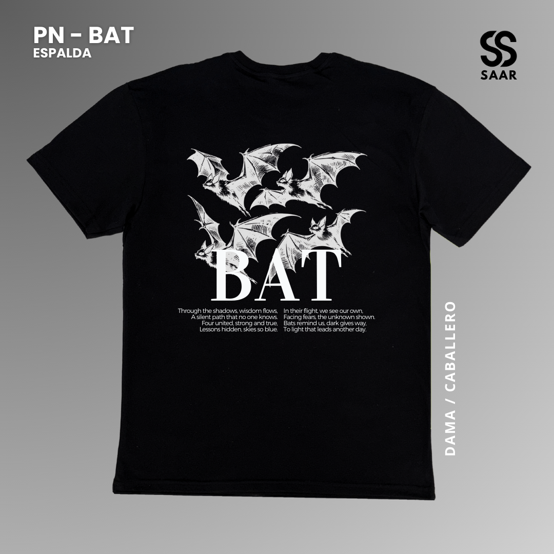 BAT | Playera Negra