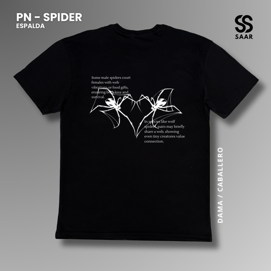 SPIDER | Playera Negra