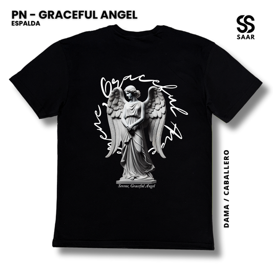 GRACEFUL ANGEL | Playera Negra