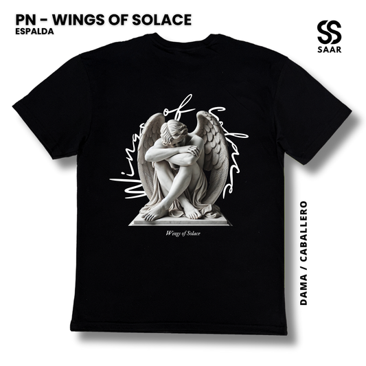 WINGS OF SOLACE | Playera Negra