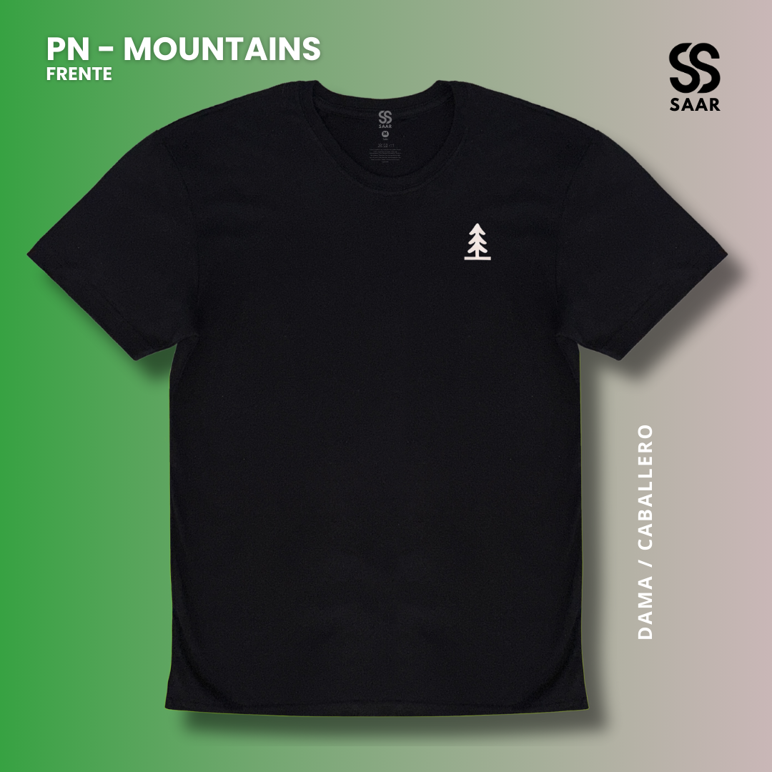 MOUNTAINS | Playera Negra