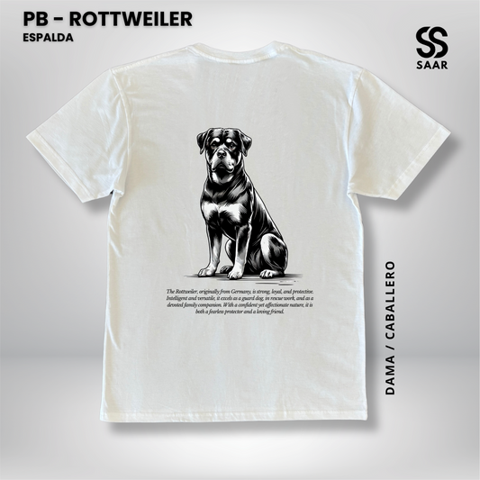 ROTTWEILER | Playera Blanca