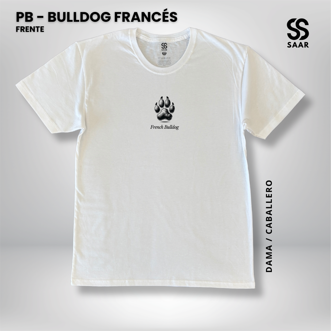 BULLDOG FRANCES | Playera Blanca