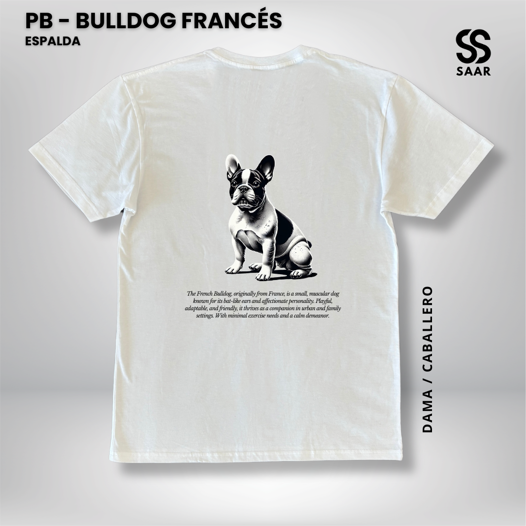 BULLDOG FRANCES | Playera Blanca